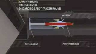 M1A2 Abrams tank ammunition HEAT SABOT [upl. by Rustie520]