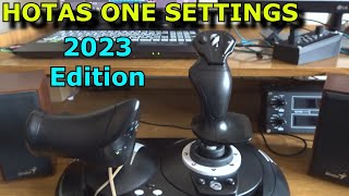 Xbox 2020 All my Hotas One Settings amp Sensitivities  2023 Edition [upl. by Ellata]