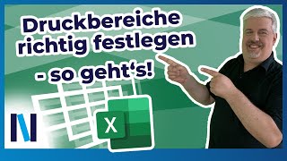 Excel Probleme mit dem Druckbereich Andy kennt die Lösung [upl. by Horan544]