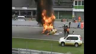 Lamborghini Gallardo GT Accident  Race at Brno [upl. by Boniface]