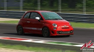 VSR  Assetto Corsa Fun  Abarth 500  Vallelunga Club  Balazs Toldi OnBoard [upl. by Madelina]