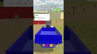 1 TRACTOR TROLLY CHALLANGE ACCEPTED tractor trolley CHALLANGEACCPETED wow automobile dil [upl. by Aidyn]