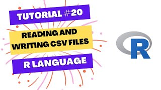 Reading and Writing CSV Files in R language A short little video [upl. by Notned451]