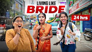 🔥Akka Became BRIDE😱 for 24 hrs  😂FUN Overloaded Challenge😜  Ammu Times [upl. by Eerual]