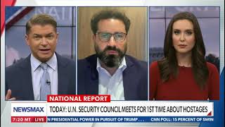 Hillel Neuer on Newsmax quotThe only thing worse than the UN staying silent is when they speakquot [upl. by Sane961]