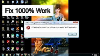 How to Fix Exe Not a Valid Win32 Application Error In All Windows tutorial [upl. by Mun]