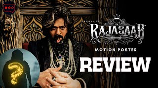 అసలు quotRAJASAABquot ఎవరు  The RajaSaab Motion Poster Review  The RajaSaab Motion Poster Reaction [upl. by Einahpad]