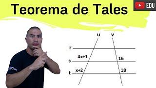 FÁCIL e RÁPIDO  TEOREMA DE TALES  GEOMETRIA [upl. by Debbi999]