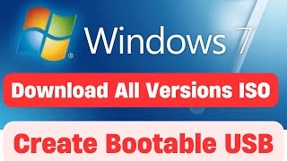 How to Download Windows 7 ISO File with All Versions Create Windows 7 Multi Edition ISO USB [upl. by Dragone107]