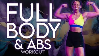 BEST Full Body amp Abs Workout Low Impact  FLEX  Day 16 [upl. by Arbmik434]