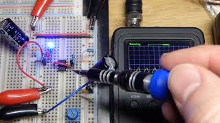 555 timer control pin 5 to adjust duty cycle with trimpot [upl. by Daenis]