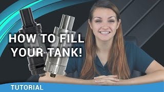 Beginner Vaper Tutorial How to Fill a Vape Tank  ecsupplyinccom [upl. by Ludwigg475]