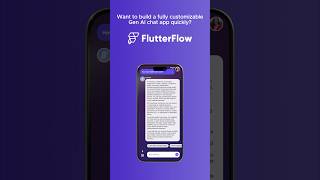 Build a custom multimodal Gen AI chat app fast ⚡️ genai chatgpt flutter flutterflow [upl. by Lashoh166]