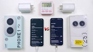 Cmf Phone 1 vs Nothing Phone 2A Charging Test [upl. by Ziegler]