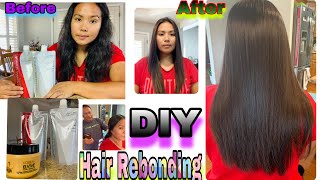 Hair Rebonding Shiseido Professional Crystallizing Hair Straightener  DIY [upl. by Ainel36]