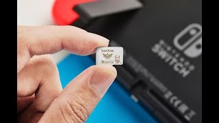 Ajouter Micro SD sur nintendo switch pour augmenter la mémoire [upl. by Salamanca]