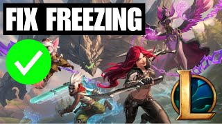 How To Fix League of Legends FreezingCrashing [upl. by Ardnassak]