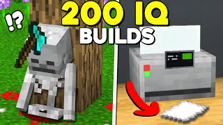 18 GENIUS Minecraft Build Hacks YOU Didnt Know [upl. by Mathe709]