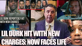 LIL DURK HIT WITH NEW CHARGES FACING LIFE  Criminal Lawyer Reacts [upl. by Aubreir]