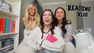 READING VLOG ⭐️  a week of reading book shopping coffee shops ft Sara amp Destiny [upl. by Netsrik]