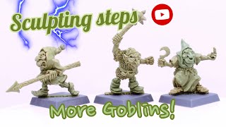 Sculpting steps of more Goblins [upl. by Gnoh]