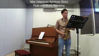 A Sax ABRSM Grade 2 from 2022 A3 Nilia Velazquez Spiritoso Solo [upl. by Airyk153]