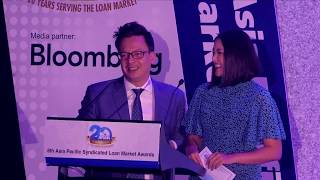 APLMA Asia Pacific Syndicated Loan Market Awards on 30 January 2019 [upl. by Ahsratan]