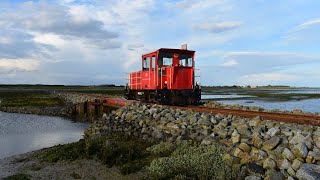 FstMitfahrt Bahnhof Wangerooge bis Wangerooge Westanleger Echtzeit [upl. by Olemrac]