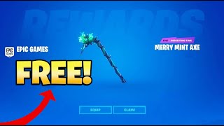 How To Get MINTY PICKAXE for FREE in Fortnite it works [upl. by Sholeen696]