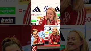 Interview Lena Oberdorf und Lea Schüller ❤️⚽️ DFB Frauen Team [upl. by Hpeosj]