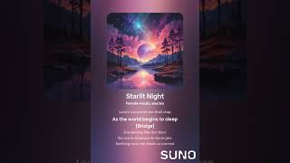 Starlit Night – Creación Musical con SunoIA [upl. by Ahsienal]