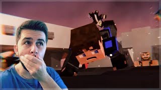 REACTING TO SURVIVAL ISLAND MINECRAFT MOVIE Minecraft Animations [upl. by Timmie]