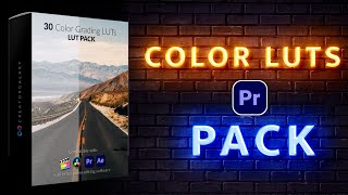 Color Luts For Premiere Pro  Premiere Pro Color Grading Presets [upl. by Spevek]