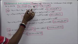 UNSYMMETRICAL FAULT CALCULATIONS  PART  05 [upl. by Kutchins207]