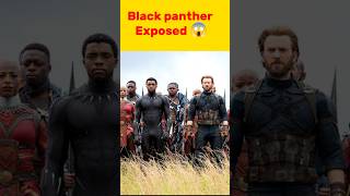 Blackpanther Exposed😱viralshorts avengers blackpanther endgame wakanda thanos thor ytshorts [upl. by Ainolloppa]