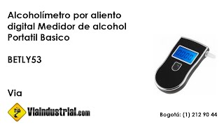 Alcoholímetro por aliento digital Medidor de alcohol Portátil Básico [upl. by Sudnak683]