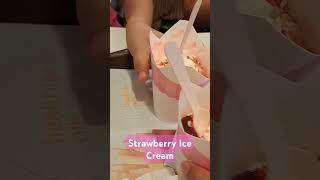 Strawberry Ice Cream icecream strawberyicecream shortvideo youtube [upl. by Donaldson151]