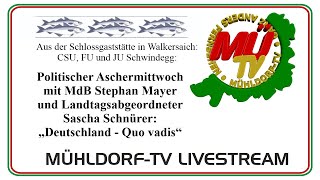 Politischer Aschermittwoch in Walkersaich Quo vadis Deutschland [upl. by Nal605]