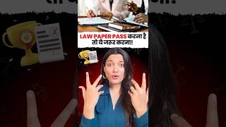 Essential Tip To Crack Law Exam  CA Foundation Jan 25  ICAI shorts [upl. by Mell]