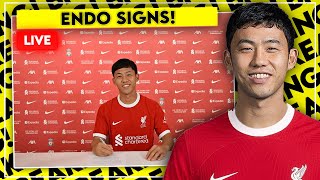 BREAKING  WATARU ENDO SIGNS FOR LIVERPOOL [upl. by Eyde]