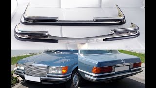 Mercedes W116 EURO style Bumpers 19721981 new [upl. by Nirol]