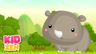 Calming amp Relaxing Music for Children  Dreamy Field 🦏 Soft Piano Music for Kids Extended 3 Hours [upl. by Eissel]