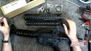 How to install a MadBull Daniel Defense M4 RIS II on my Echo1 [upl. by Ennelram]