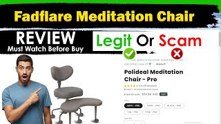 Fadflare Meditation Chair  Polideal Meditation Chair review  Fadflare Scam or legit [upl. by Aicilaana744]