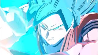 the blazing battle to surpass goku ultra ssgss kaioken goku boss fight [upl. by Enomrej]