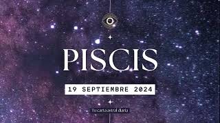 Horóscopo Diario  Piscis  19 de Septiembre 2024 [upl. by Trimble907]