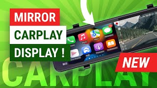 Smart Car Mirror with Wireless Apple CarPlay Android Auto and Dashcam  Coral Vision R9 Review [upl. by Tupler469]