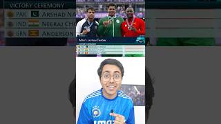 Arshad Gold Neeraj Silver Anderson Bronze  Javelin Olympics 2024 [upl. by Rokach]