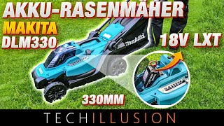 🔥ECHT JETZT🤨🥱 DER KLEINSTE MAKITA 18V Akku Rasenmäher DLM330 im Extremtest😱 DLM330Z Review amp Test [upl. by Ainoloppa312]