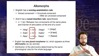 Introduction to Linguistics Morphology 2 [upl. by Ulysses405]